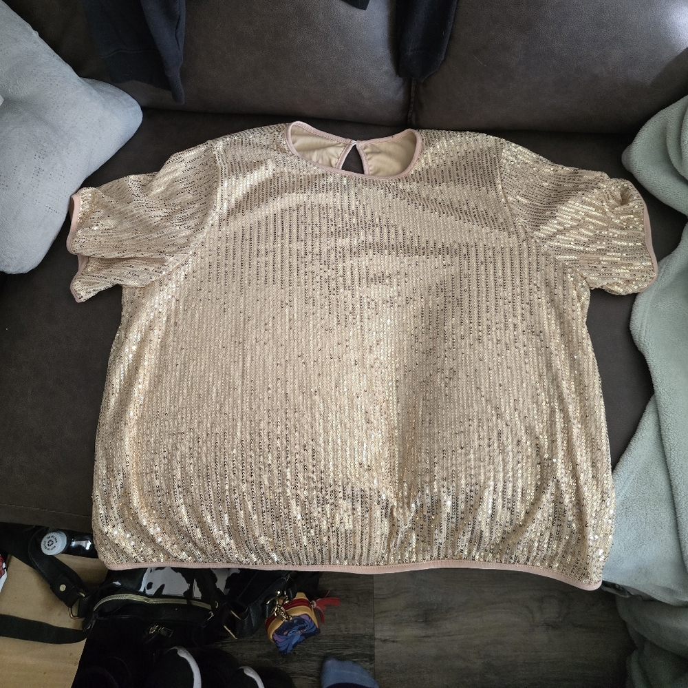 Women's sparkly top